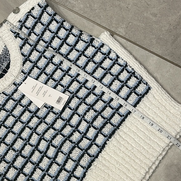 NEW $478 Veronica Beard Nazife sweater tank large - Picture 10 of 10